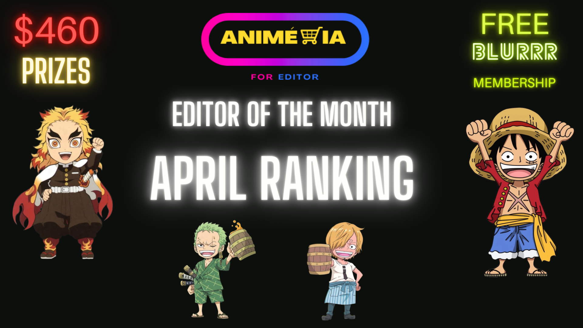 April Ranking “Editor Of the Month”