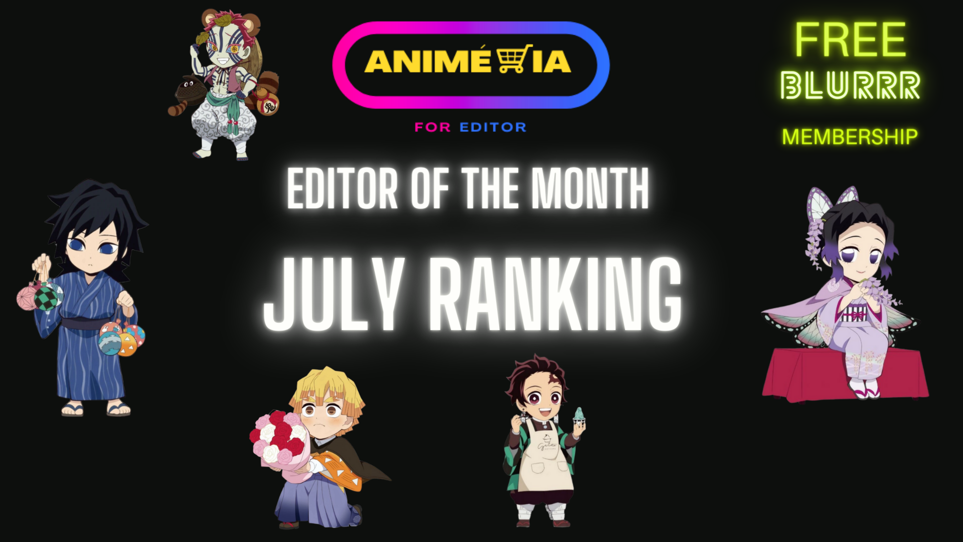 July Ranking “Editor of The Month”
