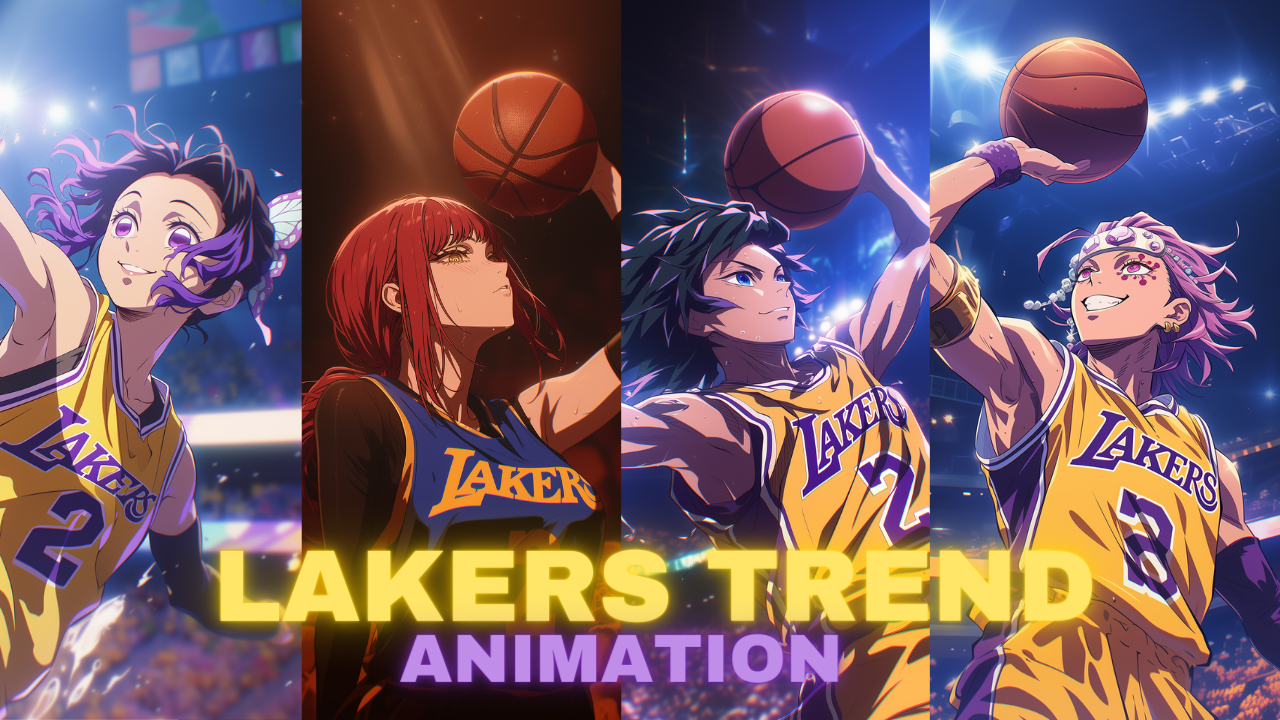 Animation Lakers X Anime Trend