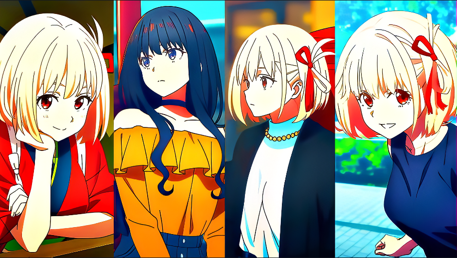 Chisato and Takina Episode 2 & Opening Twixtor