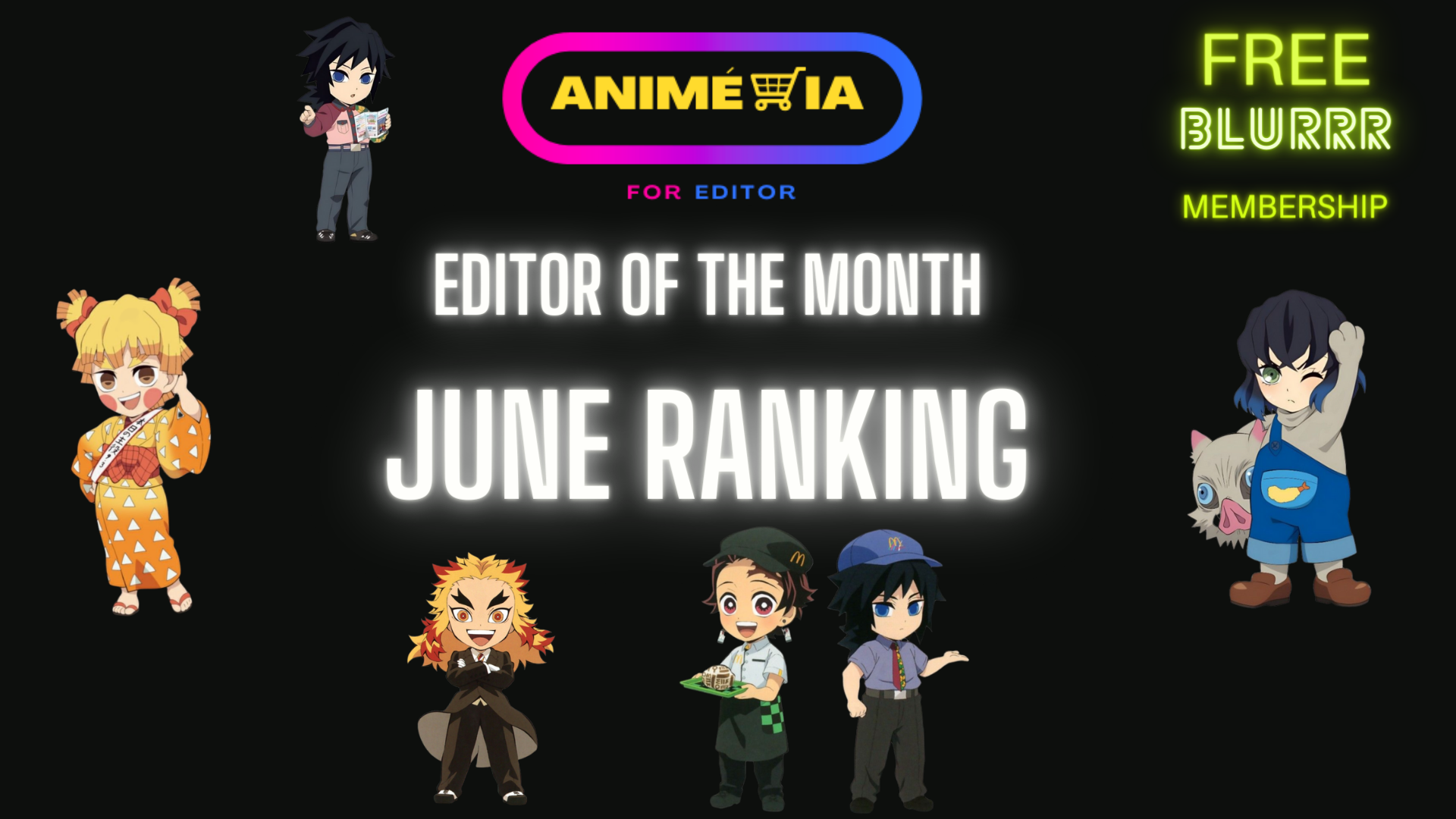 June Ranking “Editor of The Month”